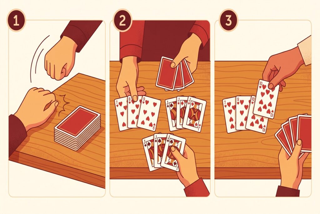 Så knackar du i gin rummy och så fungerar layoff, steg för steg